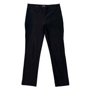 NYDJ Pants Ponte‎ Knit Black Skinny Ankle Lift Tuck Technology Womens 12